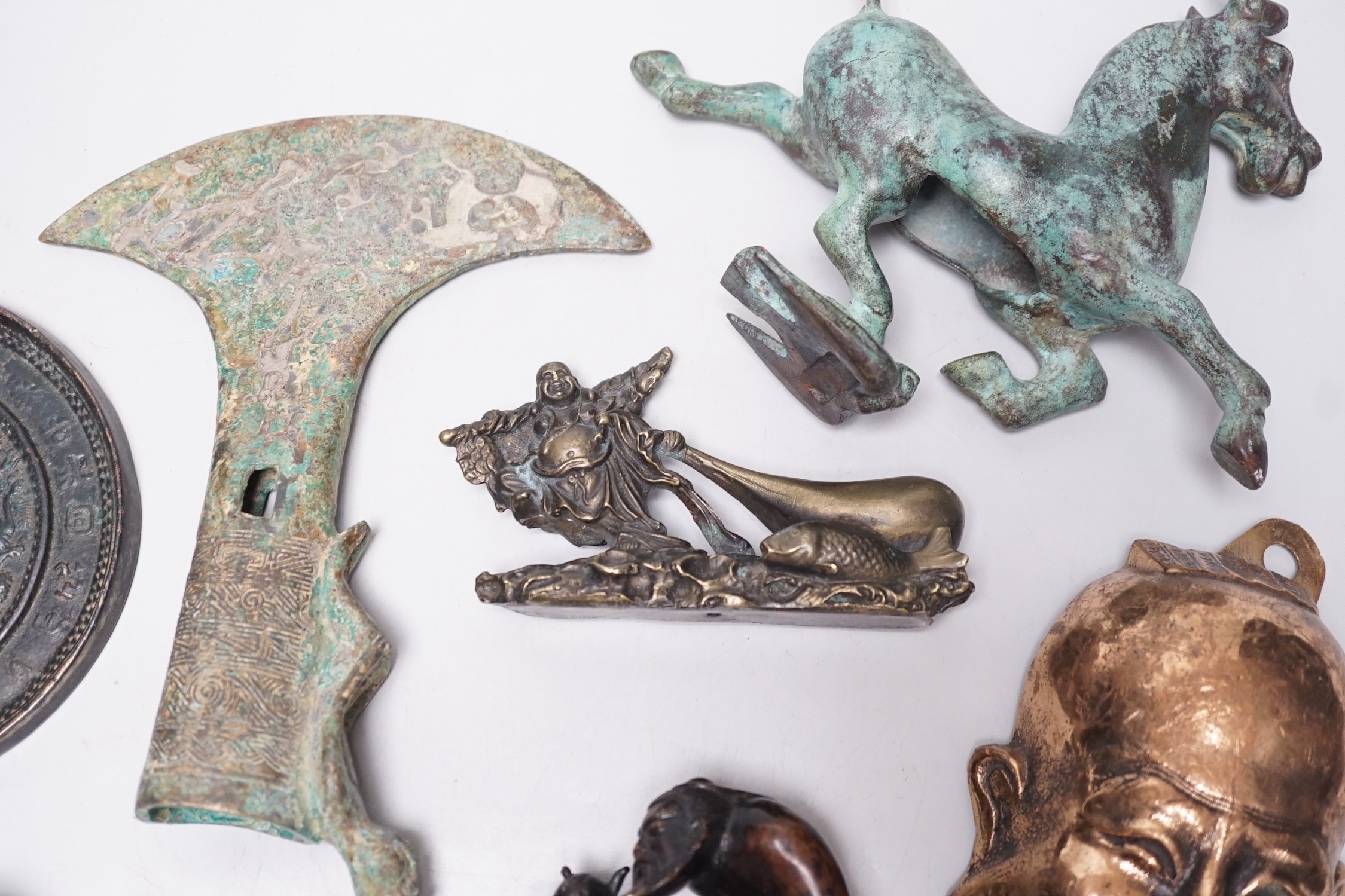 A group of archaistic Chinese bronzes